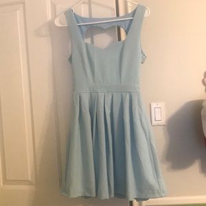 Baby blue dress